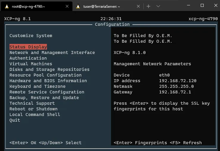 Linux Terminal Screenshot